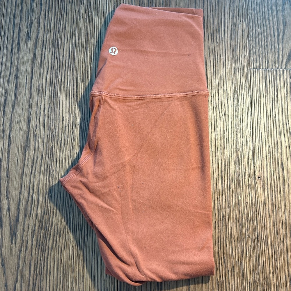 Lululemon: Align Crop 23’ Leggings; Burnt Orange; Size 6